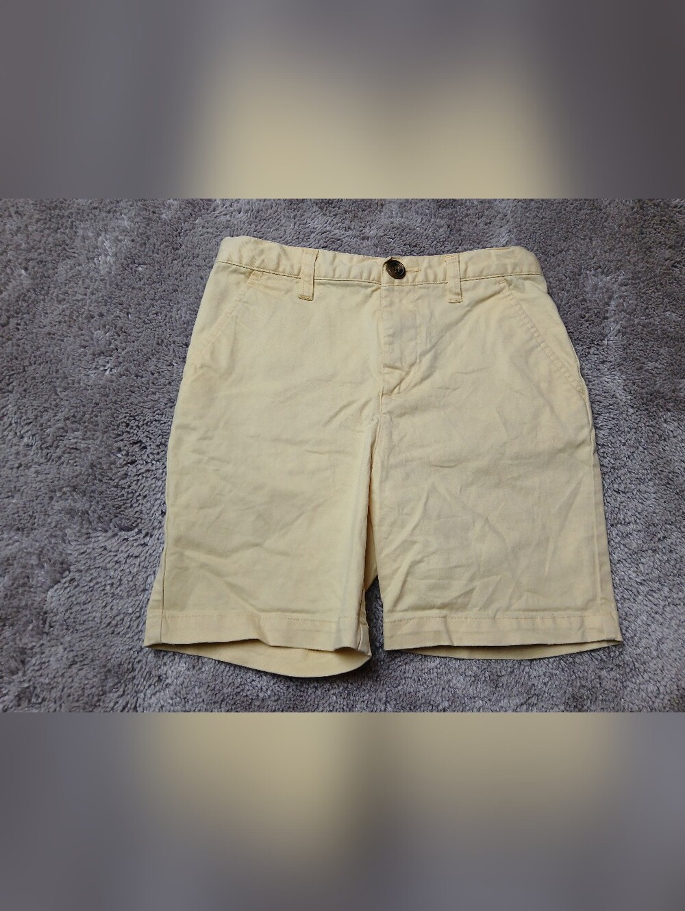 Crown & IVY Kids Casual Cream Chino Shorts